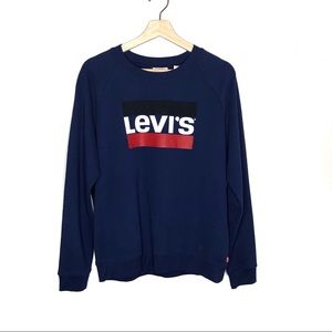 NWT Levi's Graphic Crew Neck Sweatshirt Size Large